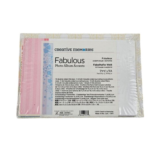 Creative Memories Fabulous Set Ribbons Paper Album Accents Flowers Buttons - Picture 4 of 9